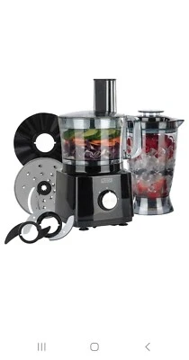 Frullatore Tritatutto 750W Tritatutto Spremiagrumi Impasto 2L Mixer 2 Velocità Tritatutto a Impulsi - Immagine 1 di 4