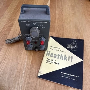 VTG 1960 Heath HEATHKIT FM TEST OSCILLATOR Model FMO-1 + Manual UNTESTED AS-IS - Photo 1/9