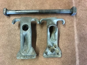 2 Vintage MacLean P133A Abspannhaken 5-1/4" L 3-5/8" W 13/16" Loch für 3/4" Hardware - Bild 1 von 8