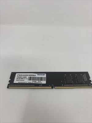 Patriot Memory Signature Line 4GB DDR4 2400MHz SDRAM Memory Module PSD44G240082 - Image 1 of 3