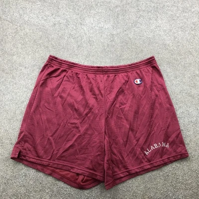 Vintage Alabama Crimson Tide Shorts Mens Large Red Mesh NCAA College Workout - Image 1 of 4