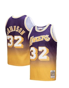 $135 Men's Mitchell & Ness Magic Johnson Los Angeles Lakers 1984/85 Size Small - Picture 1 of 5