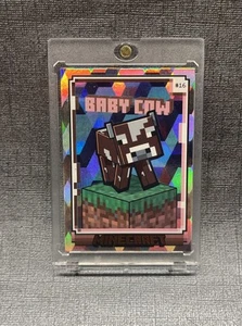 2024 Panini Minecraft Baby Cow Cubic Parallel Foil #16 - Picture 1 of 2