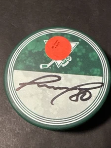 RAIVIS ANSONS autografo FIRMATO WILKES-BARRE SCRANTON PINGUINS AHL Puck - Foto 1 di 2