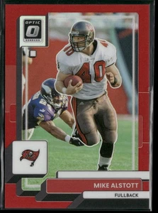 2022 Optic MIKE ALSTOTT Red Holo Prizm /99 SP #189 BUCCANEERS FAST SHIP L938 - Picture 1 of 3
