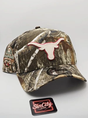 Кепка бейсболка New Era Texas University Longhorns Realtree камуфляжная 9СОРОК A-Frame - Изображение 1 из 4