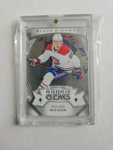 2019-20 Black Diamond Rookie Gems #RG-NS Nick Suzuki RC Double 042/399 - Picture 1 of 3