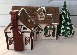 1980 Department 56 Snowhouse Village Tudor House #50617 Original Snow Village - Picture 1 of 12