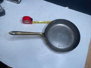 A Great Copper And Solid Brass Griddle - Picture 1 of 9