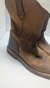 ๐ข Ariat Rustic Roper Brown Leather Boots Style 18130 Size 7 7B Minimal Use ๐ข - Picture 1 of 10