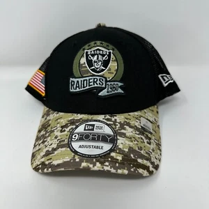 Las Vegas Oakland Raiders 1960 Retro Camo Snapback Hat NFL Football NEW - Picture 1 of 4