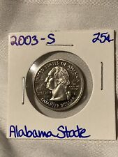 A 2003 S Alabama 90% SILVER Deep Cameo "PROOF" State Quarter US Mint Coin DDO