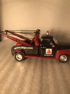 1953 F-100 Citgo Tow Truck Die Cast Coin Bank 1:24 Scale Gearbox Collectible-NIB - Picture 1 of 16