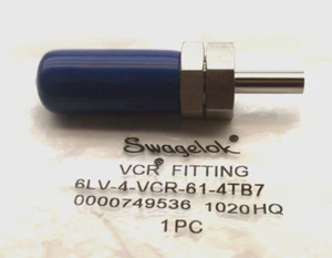 Swagelok 6LV-4-VCR-61-4TB7 Face Seal Fitting Tube BW BH Connector 1/4 VCR X 1/4" - Picture 1 of 4