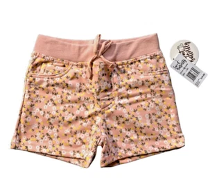 Sweet Butterfly Little Girls Flower Knit Floral Pink Pull On Shorts Size L(6X) - Picture 1 of 10