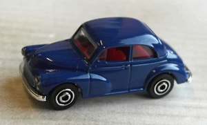 Matchbox Morris Minor Saloon dunkelblau MBX Oldtimer Mattel Auto Car blue bleu - Bild 1 von 4
