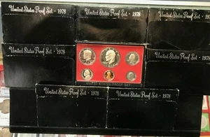 8 Set LOT of 1978-S U.S. Proof Sets ORIGINAL - Picture 1 of 1