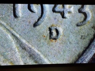 1943 D  rpm U.S. Coin steel cent - Image 1 of 4