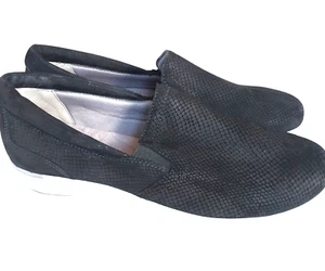 Walking Cradles Größe 12 WW Slipper schwarz Damen CD Grid Obermaterial Schuhe - Bild 1 von 17