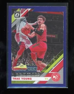 Panini Donruss Optic Trae Young #2 Purple Prizm Atlanta Hawks 2019-20 - Imagen 1 de 2