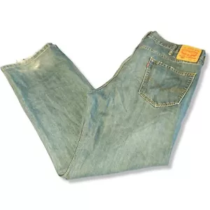 Levis Jeans Herren Größe 40 X 32 Blau Relaxed Straight 559 Ausgefranster Saum Hose - Bild 1 von 6