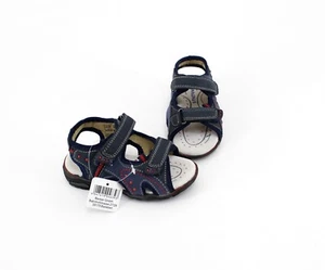 Sandalias Magnus velcro cuero textil azul talla 25 - Imagen 1 de 6