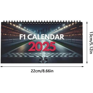 F1 Calendar 2025 with Race Track Design, for Fans and Motorsport-Enthusiasts - Picture 1 of 11