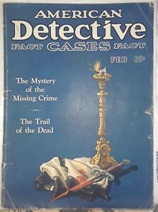 Vintage 1936 American Detective Magazine, February