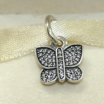 NUEVO AUTÉNTICO PANDORA COLGANTE MARIPOSA BRILLANTE 791497CZ CON BOLSA DE GAMUZA Foto 1 de 4