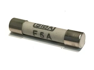 SIBA F5A 5A FAST BLOW BEST MILITARY QUALITY CERAMIC FUSE 1.25" 32mm ad1a22 - Picture 1 of 1
