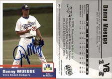 Danny Muegge Signed 2005 Grandstand Vero Beach Dodgers #NNO Card Auto AU
