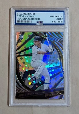 Steven Kwan Panini Revolution Rookie 2022 #71 Astro Hand Signed PSA Slabbed - Image 1 of 2