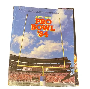 De colección AFC-NFC Pro Bowl Programa 1980 Salón de la Fama Clase de 1984 - Imagen 1 de 6