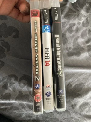 Sony PlayStation 3, MWII, GTA V, FIFA 14, Disc Version PS3 Bundle - Image 1 of 4
