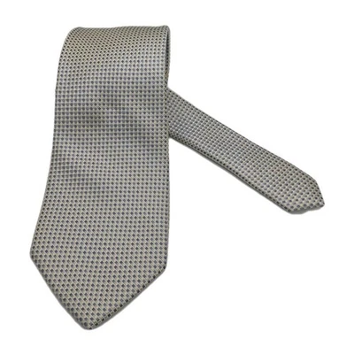 Corbata JOSEPH ABBOUD Diamantes Azul Crema 100% Seda 3.5"W 60"L $59.50 NUEVA Foto 1 de 4
