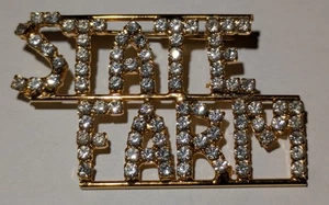 Vintage State Farm Insurance Lapel Blouse Pin - Picture 1 of 4