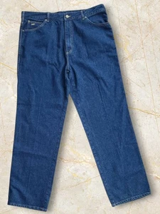 Lee Riders Jeans Straight Leg Regular Fit Men 40x32 Dark Wash 100% Cotton NWT - Picture 1 of 11