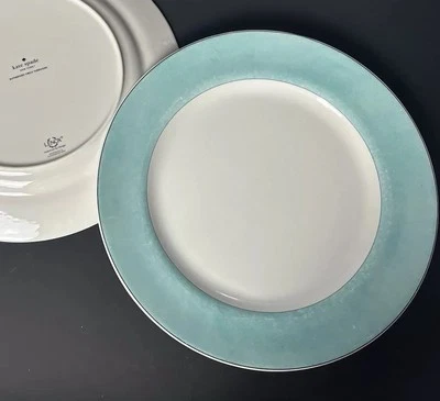 Juego de 2 platos turquesa Kate Spade New York Rutherford Circle, 9,2 pulgadas (23,4 cm), Foto 1 de 4