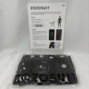 Traje ZOZO Japón Negro Blanco Lunares Medición Personal Pérdida de Peso Talla Desconocida - Imagen 1 de 5