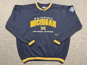 Michigan Wolverines Sweatshirt Herren XL Navy Blau NCAA Crewneck Big Ten Pullover - Bild 1 von 12