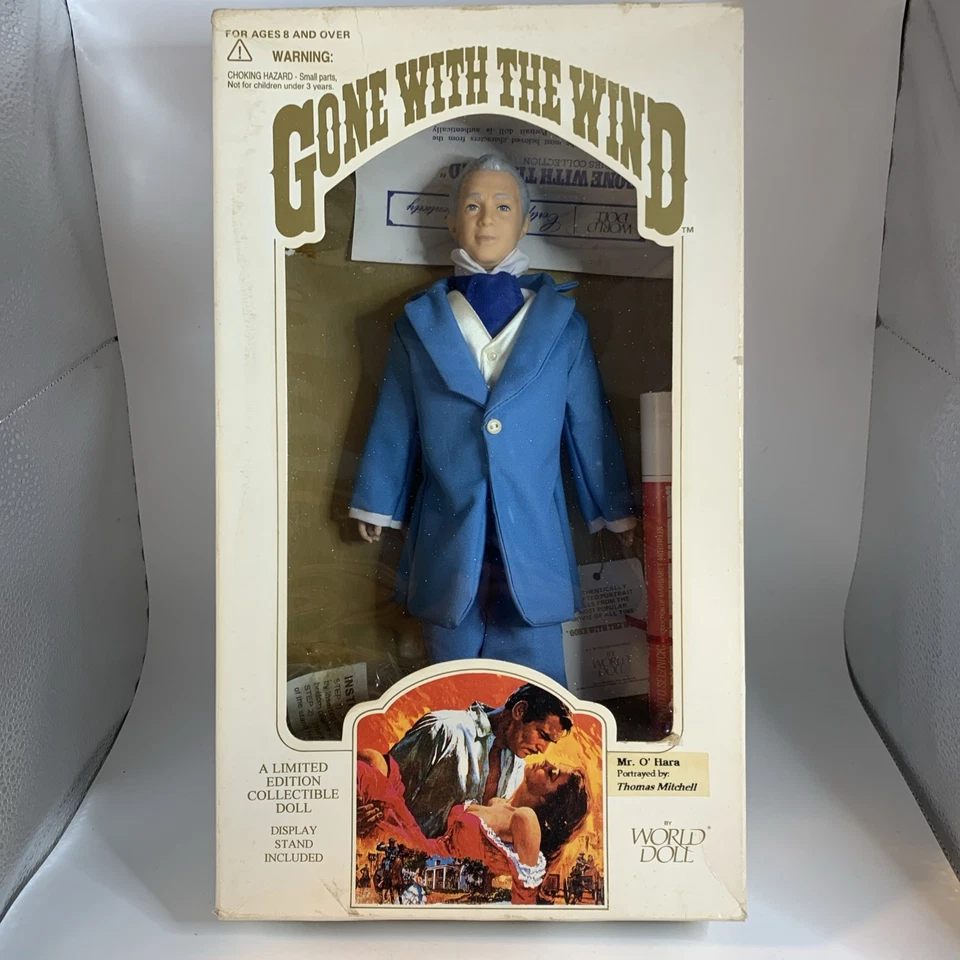 Gone With The Wind World Doll Mr. O'Hara Sky Blue Suit #71251 Still 1989