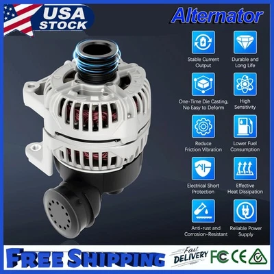 Alternator Fit 01-2006 BMW 325Ci 330Ci 330i 328i 320i 528i 530i X5 Z3 120A 13882 Foto 1 de 4