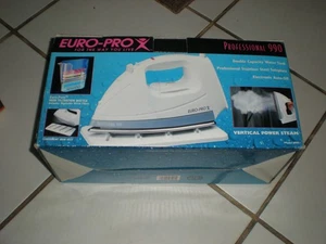 Euro-Pro X #990 KM 1400-Watt Electric Iron w/ Water Steam - New- SALE FREE SHIP - Picture 1 of 5
