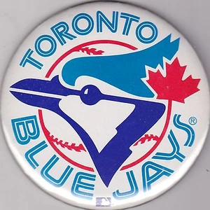 PINBACK VINTAGE 3 1/2" #10-034 - BÉISBOL - TORONTO BLUE JAYS - Imagen 1 de 1