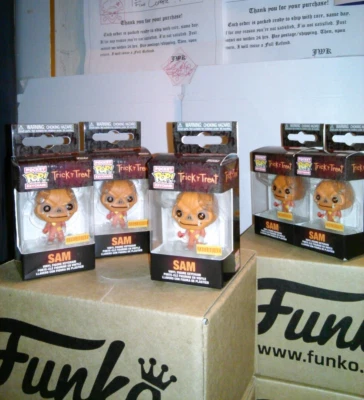 Funko Pocket Pop! SAM *NEW* MINT BoxLunch Exclusive (Trick r Treat) Keychain