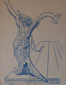 Max ERNST : Electra, Lithographie originale signée - Picture 1 of 4