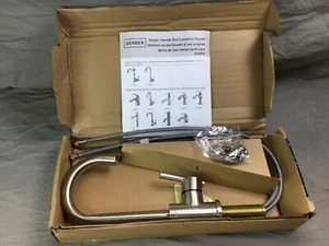 Gerber Danze D150558SS Parma Single Handle Bar Faucet Side Handle Stainless - Picture 1 of 20