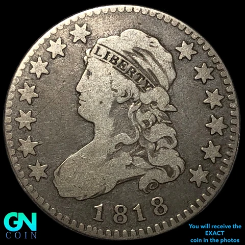 1818 Capped Bust Quarter   #E7819 Cover