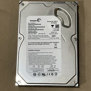 Original 40 GB HARD DRIVE Seagate Barracuda 7200.9 Internal - Picture 1 of 5