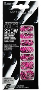 Maybelline COLOR SHOW Fashion Print Nail Stickers - 05 Animal Fierce Snake